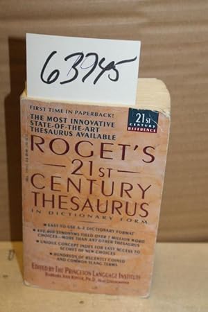 Seller image for Roget's 21st Century Thesaurus in Dictionary Form for sale by Princeton Antiques Bookshop