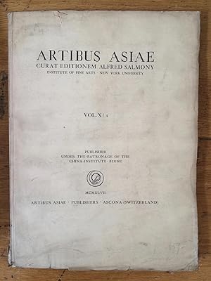 Seller image for Artibus Asiae : MCMXLVII. Vol. X/4 for sale by Arthur Probsthain