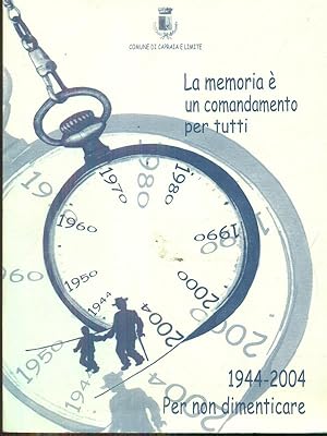 La memoria e' un comandamento per tutti