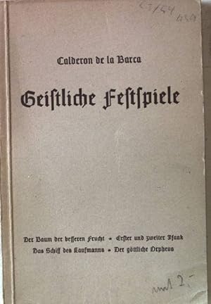 Image du vendeur pour Geistliche Festspiele. 4.Band. mis en vente par books4less (Versandantiquariat Petra Gros GmbH & Co. KG)