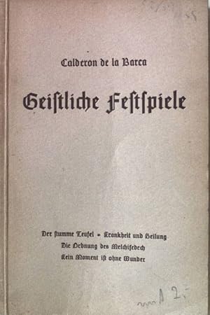 Seller image for Geistliche Festspiele. 13.Band. for sale by books4less (Versandantiquariat Petra Gros GmbH & Co. KG)
