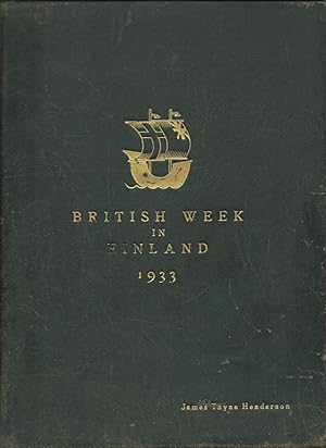 Seller image for British Week in Finland 4th-10th September 1933 for sale by Salusbury Books