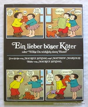 Bild des Verkufers fr Ein lieber bser Kter. Zrich, Ex Libris, 1979. Durchgehend farbig illustriert von Sendak. 16 Bl. Or.-Pp. mit Schutzumschlag. - Gutes Exemplar. zum Verkauf von Jrgen Patzer