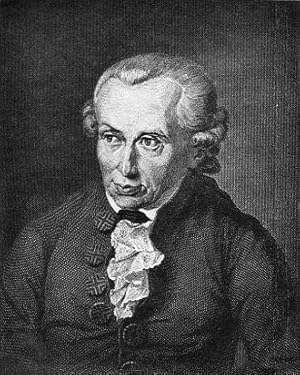 Kants kategorischer Imperativ als Kriterium der Richtigkeit des Handelns.