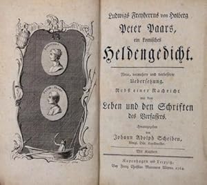 Peter Paars, ein komisches Heldengedicht. Neue, vermehrte und verbesserte Uebersetzung (von J. A....