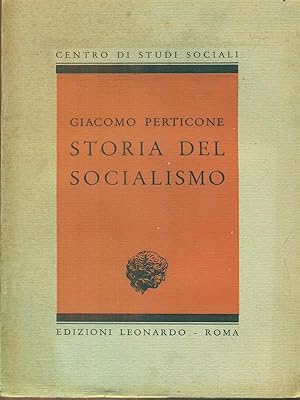 Bild des Verkufers fr Storia del socialismo zum Verkauf von Librodifaccia