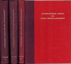 Bild des Verkufers fr International Tables for X-Ray Crystallography. Published for The International Union of Chrystallography. [1] Vol. I. Symmetry Groups. [2] Vol. II. Mathematical Tables. [3] Vol. III. Physical and Chemical Tables. zum Verkauf von Antiquariat Fluck