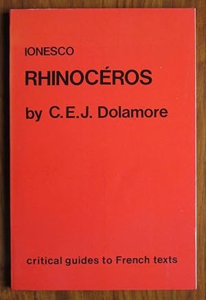 Seller image for Ionesco, Rhinoc ros for sale by C L Hawley (PBFA)