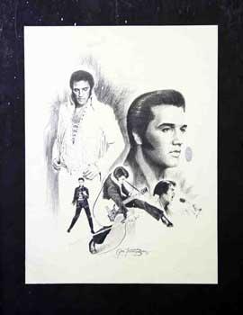 Five Portraits of Elvis Presley.
