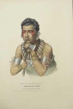 Image du vendeur pour Young Ma-Has-Kah, Chief of the Ioways from History of the Indian Tribes of North America. (First edition) mis en vente par Wittenborn Art Books