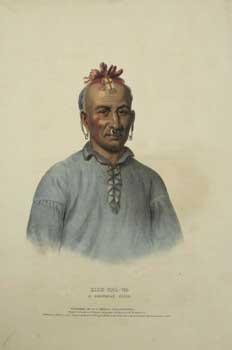 Bild des Verkufers fr Kish-kal-wa, a Shawanoe Chief from History of the Indian Tribes of North America. (First edition) zum Verkauf von Wittenborn Art Books