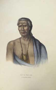 LAP-PA-WIN-SOE. / A DELAWARE CHIEF. from History of the Indian Tribes of North America. (First ed...
