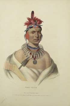 Image du vendeur pour Chon-Ca-Pe [Chono Cape, an Ottoe chief ] from History of the Indian Tribes of North America. (First edition) mis en vente par Wittenborn Art Books