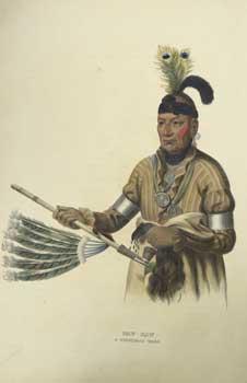 NAW-KAW / A WINNEBAGO CHIEF / from History of the Indian Tribes of North America. (First edition)
