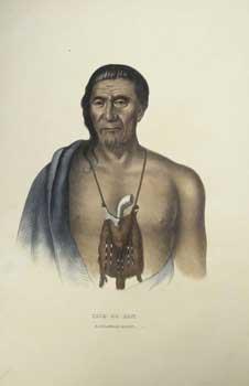 TISH-CO-HAN. / A DELAWARE CHIEF. from History of the Indian Tribes of North America. (First edition)
