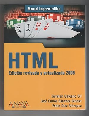 Seller image for Manual imprescindible de HTML. for sale by Librera El Crabo