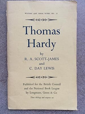 Image du vendeur pour Thomas Hardy. Writers and Their Work: No. 21 mis en vente par Lucky Panther Books