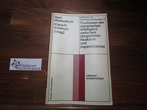 Seller image for Literarische Intelligenz und brgerliche Klasse im 19. Jahrhundert. ( Literatur im historischen Proze, 2.) for sale by Antiquariat im Kaiserviertel | Wimbauer Buchversand