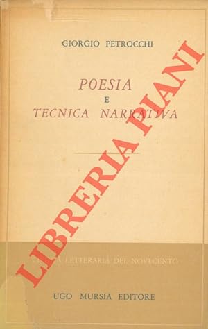 Bild des Verkufers fr Poesia e tecnica narrativa. zum Verkauf von Libreria Piani