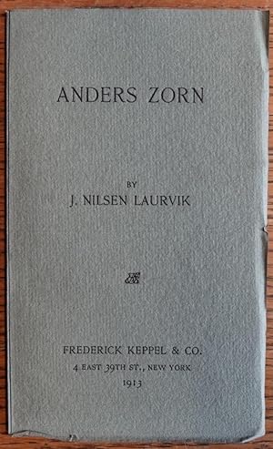 Immagine del venditore per Anders Zorn venduto da Mullen Books, ABAA