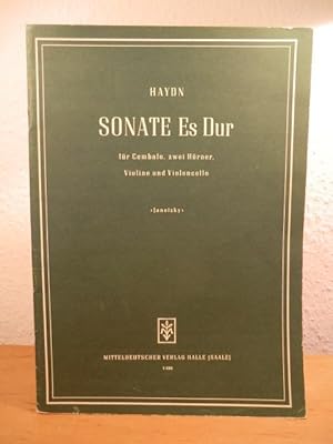 Imagen del vendedor de Sonate Es Dur fr Cembalo, zwei Hrner, Violine und Violoncello. Opus 4 a la venta por Antiquariat Weber