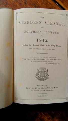 The Aberdeen Almanac, and Northern Register, for 1842