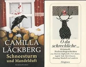 2 Bücher: O du schreckliche. Kriminelle Weihnachtsgeschichten / Schneesturm und Mandelduft