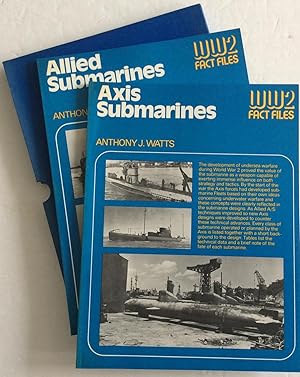 Seller image for ALLIED SUBMARINES AXIS SUBMARINES WORLD WAR II FACT FILES 2 VOLUMES for sale by Chris Barmby MBE. C & A. J. Barmby