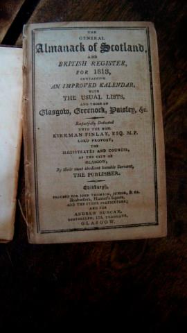 The General Almanack of Scotland, and British Register, for 1813 ,,,with the Usual Lists, and Tho...