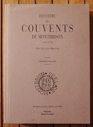 Seller image for Histoire Des Couvents De Montbrison Avant, 1793 for sale by Domifasol