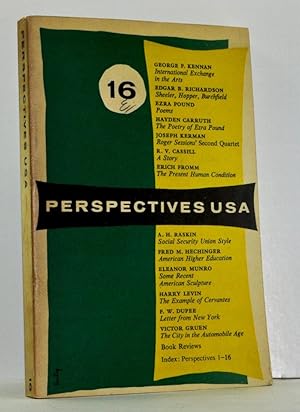 Seller image for Perspectives USA, Number Sixteen (Summer 1956) for sale by Cat's Cradle Books
