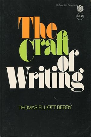 Seller image for The Craft Of Writing for sale by Kenneth A. Himber