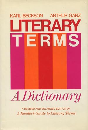 Seller image for Literary Terms: A Dictionary for sale by Kenneth A. Himber