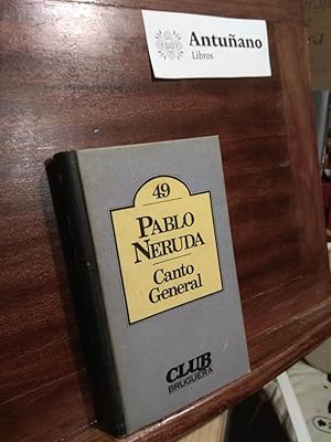 Imagen del vendedor de Canto general a la venta por Libros Antuano