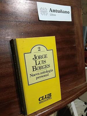 Imagen del vendedor de Nueva antologa personal a la venta por Libros Antuano