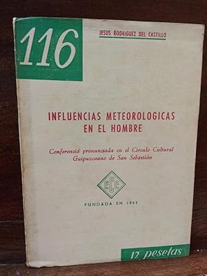 Imagen del vendedor de Influencias meteorologicas en el hombre a la venta por Libros Antuano