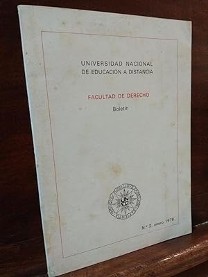 Imagen del vendedor de Facultad de derecho Boletin a la venta por Libros Antuano