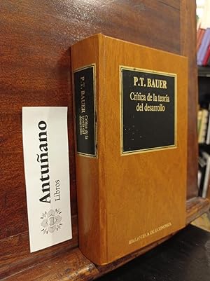 Seller image for Crtica de la teora del desarrollo for sale by Libros Antuano