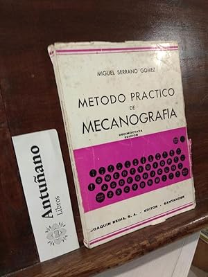 Seller image for Metodo prctico de mecanografia for sale by Libros Antuano