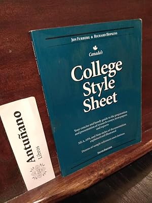 Seller image for College style sheet for sale by Libros Antuano