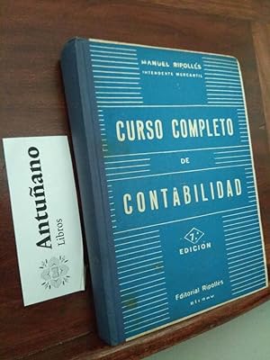 Seller image for Curso completo de contabilidad for sale by Libros Antuano
