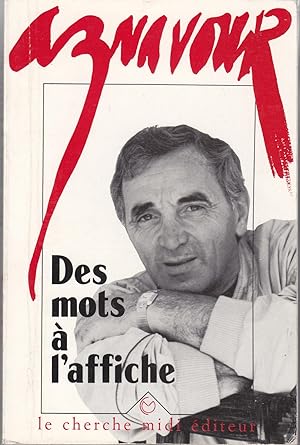 Aznavour. Des mots à l'affiche