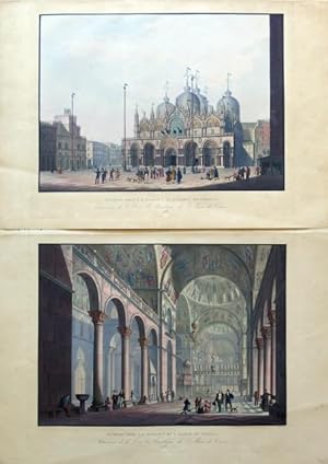 Esterno dellI.R. Basilica di San Marco di Venezia / Extérieur de la I. et R. Basilique de S. Mar...