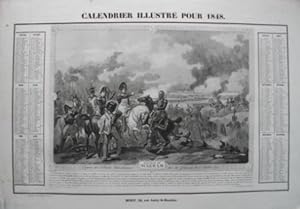 Bataille de Wagram. Gagnèe sur l'Armée Autrichienne par les Francais le 6 Juillet 1809.