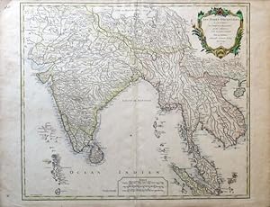 Les Indes orientales où sont distingués les Empires et Royaumes qu'elles continnent tirées du Nep...