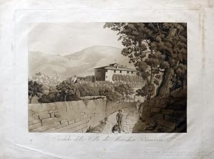 Veduta della Villa dei Marchesi Rinuccini.