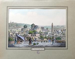 Veduta della città di Gerusalemme / Die Ansicht der Stadt Jerusalem.