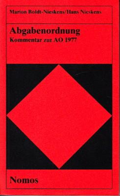 Seller image for Abgabenordnung. Kommentar zur AO 1977. for sale by Antiquariat Jenischek