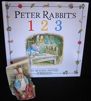 Grouping: " Peter Rabbit's 1 2 3" with "Curious Rabbit" (features # 1) 3 1/4" figurine # 269443 b...