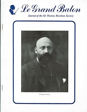 Seller image for LE GRAND BATON: Journal of the Sir Thomas Beecham Society. (Alfred Hertz issue). June 1981. Number 50. Volume 18, Number 2. for sale by Blue Mountain Books & Manuscripts, Ltd.